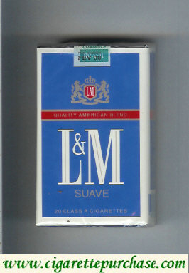 L&M Quality American Blend Suave cigarettes soft box